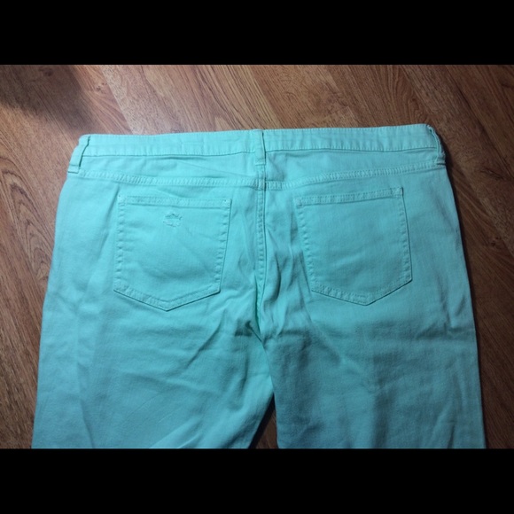 NWT Super Skinny Mint Arizona Jeans Stretch 17 NEW - Picture 1 of 8